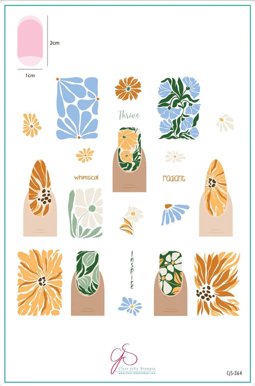 CJS-364 Inspire - Floral - Ongles Elaine Lemay