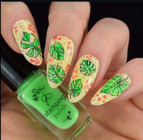 CJS-334 Artsy Line Art - Ongles Elaine Lemay