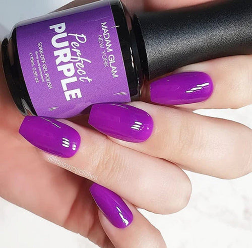 Perfect Purple - Ongles Elaine Lemay