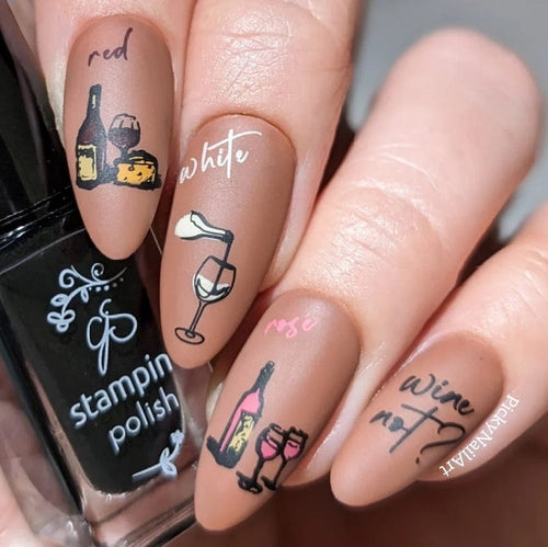 CJS-LC-102 Whatâs in your glass - Ongles Elaine Lemay