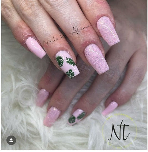 CJS-357 Lush Leaves - Ongles Elaine Lemay