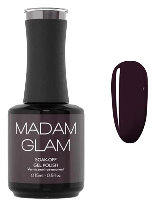 Deep Dark Purple - Ongles Elaine Lemay