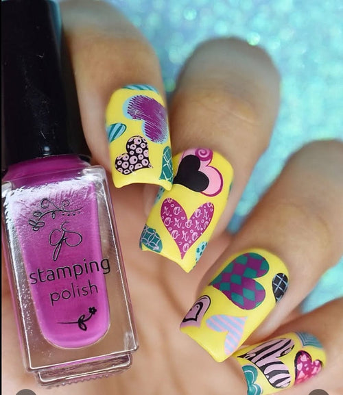 CJS-V-55 Love in Layers - Ongles Elaine Lemay