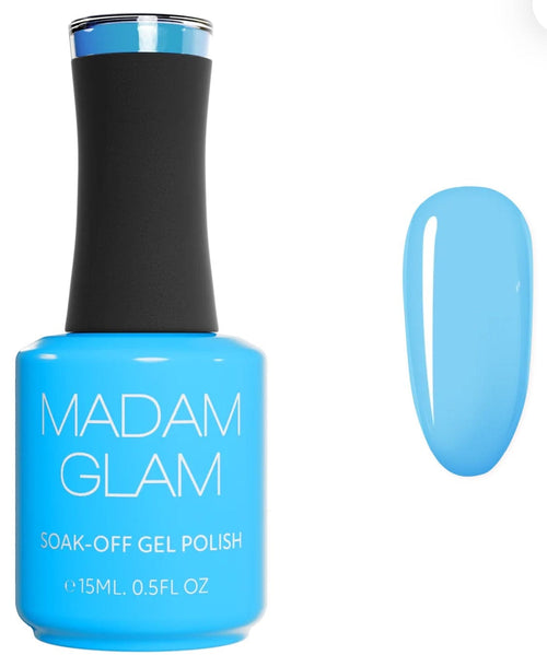 Blue Curaçao - Ongles Elaine Lemay