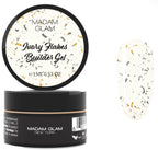 Builder gel Ivory Flakes en pot 15g - Ongles Elaine Lemay