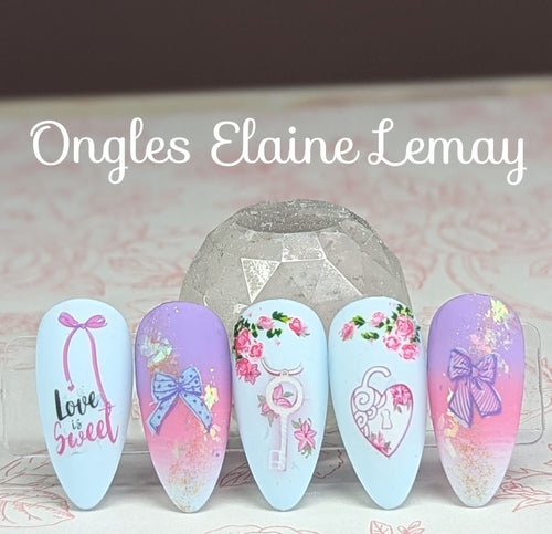 CJS-242 Summer Rose - Ongles Elaine Lemay