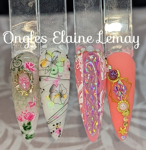 CJS-242 Summer Rose - Ongles Elaine Lemay
