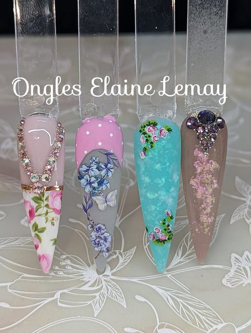CJS-242 Summer Rose - Ongles Elaine Lemay