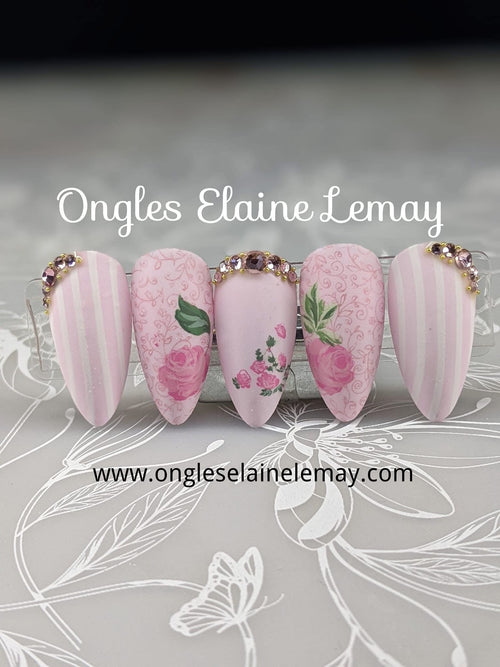 CJS-242 Summer Rose - Ongles Elaine Lemay