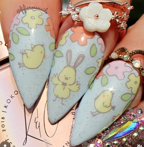 CJS-H-87 Silly Bunny - Ongles Elaine Lemay