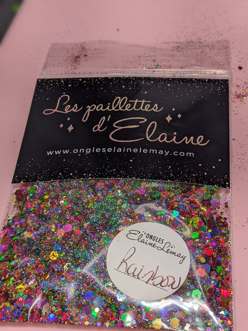 Rainbow - Ongles Elaine Lemay