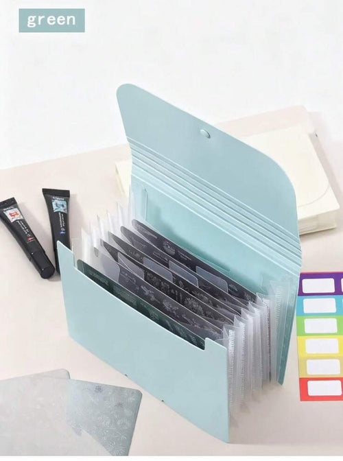 Album pour plaque Ă Stamping Vert - Ongles Elaine Lemay