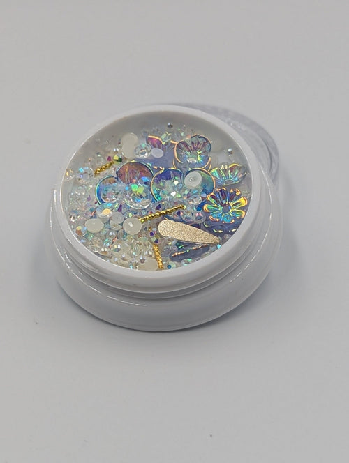 Bijoux 3D fleurs 8 - Ongles Elaine Lemay