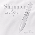 Builder gel Shimmer White en pot 15g - Ongles Elaine Lemay