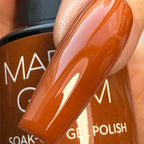 Caramel Fall - Ongles Elaine Lemay