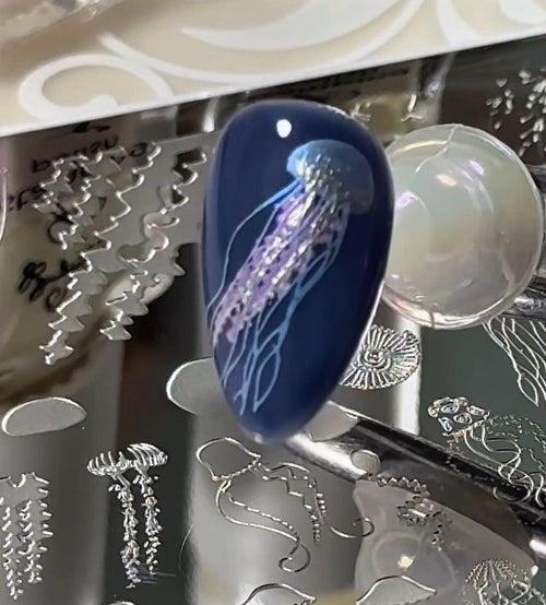 CJS-199 Blooming Sea - Ongles Elaine Lemay