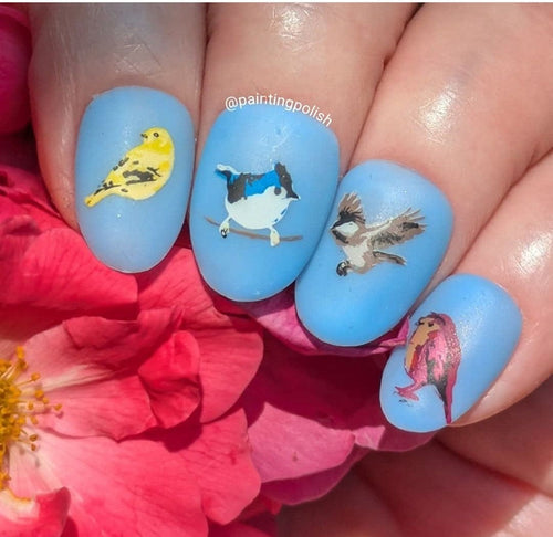 CJS-30 Itty Bitty Birds - Ongles Elaine Lemay