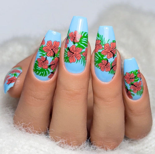 CJS-359 Tropical Paradise - Ongles Elaine Lemay