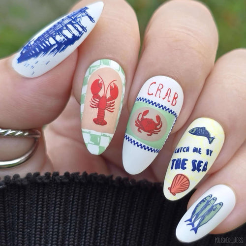 CJS-380 Catch me by the sea - Ongles Elaine Lemay