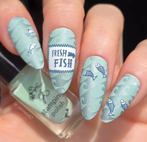 CJS-380 Catch me by the sea - Ongles Elaine Lemay