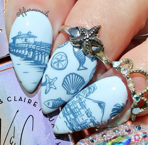 CJS-380 Catch me by the sea - Ongles Elaine Lemay