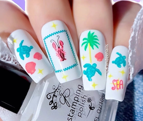 CJS-380 Catch me by the sea - Ongles Elaine Lemay