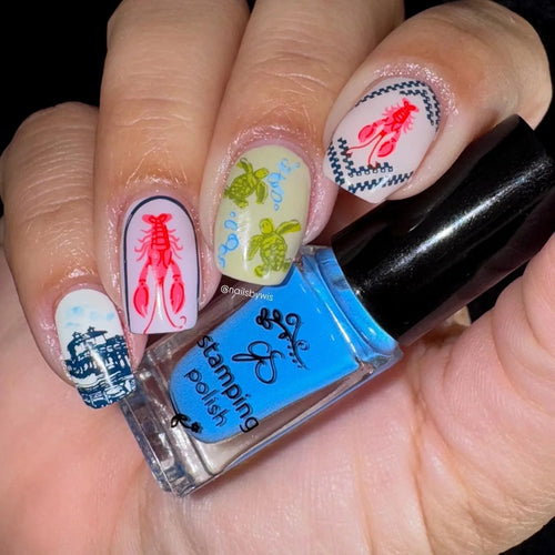 CJS-380 Catch me by the sea - Ongles Elaine Lemay