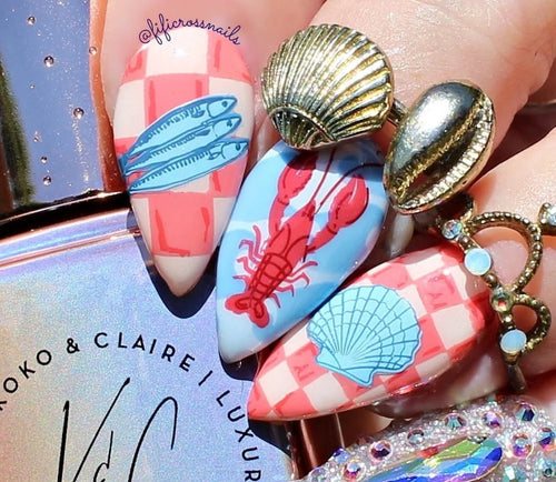 CJS-380 Catch me by the sea - Ongles Elaine Lemay