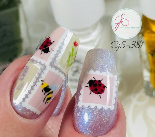 CJS-381 Perfectly Postage - Ongles Elaine Lemay