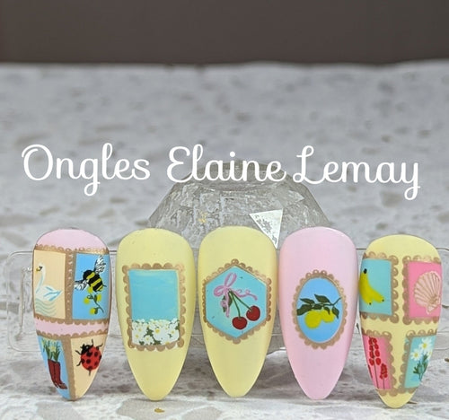 CJS-381 Perfectly Postage - Ongles Elaine Lemay