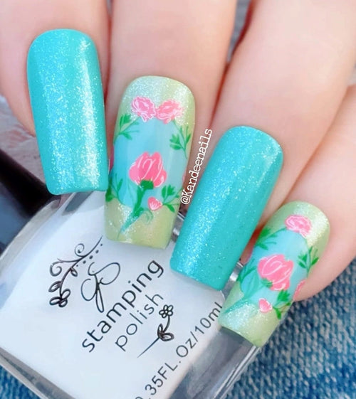 CJS-386 Dainty Doodles - Ongles Elaine Lemay