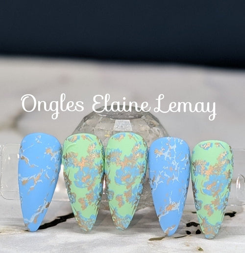 CJS-405 Marble Crush - Ongles Elaine Lemay