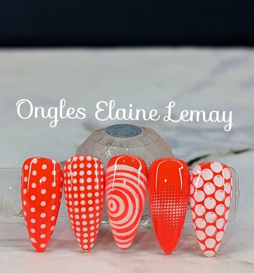 CJS-410 Dotty About You - Ongles Elaine Lemay