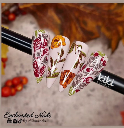 CJS-82 Sketched Garden - Ongles Elaine Lemay