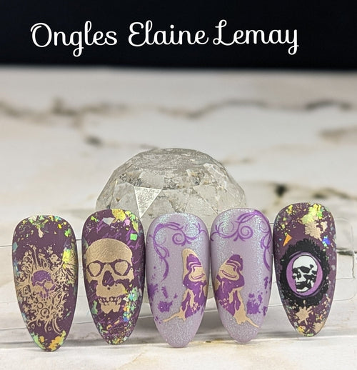 CJS-H-128 Macabre Muse - Ongles Elaine Lemay