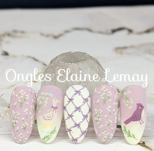 CJS-H-134 Easter Meadow - Ongles Elaine Lemay