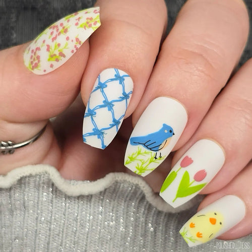 CJS-H-134 Easter Meadow - Ongles Elaine Lemay