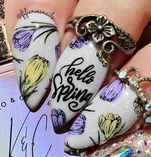 CJS-H-29 Bunny Kisses - Ongles Elaine Lemay