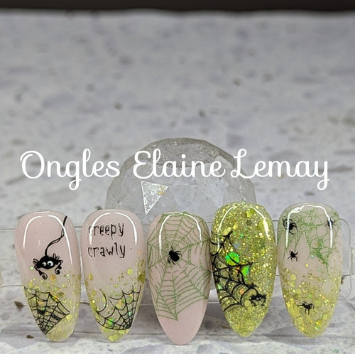 CJS-H-80 Creepy Crawly - Ongles Elaine Lemay