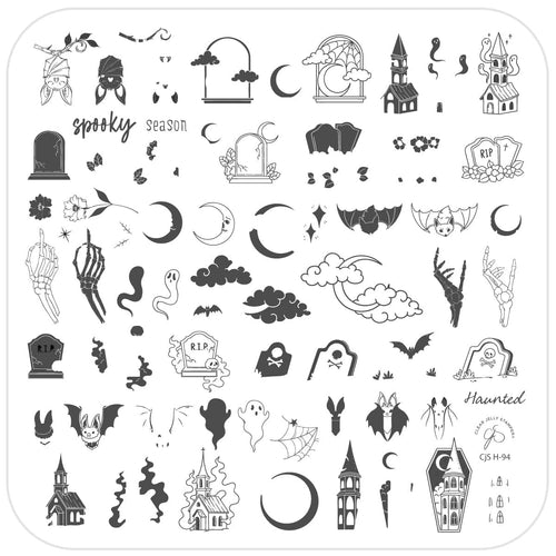 CJS-H-94 Spooky season - Ongles Elaine Lemay