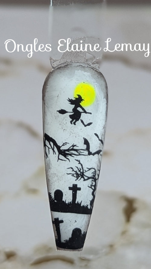 CJS-H-98 Halloween Silhouettes - Ongles Elaine Lemay