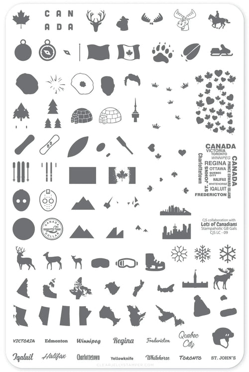 CJS-LC-09 Oh Canada! - Ongles Elaine Lemay