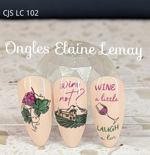 CJS-LC-102 What’s in your glass - Ongles Elaine Lemay