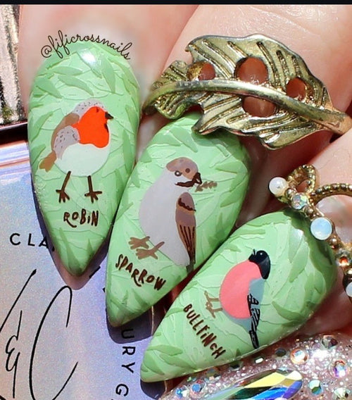 CJS-LC-103 Talk Birdy To Me - Ongles Elaine Lemay