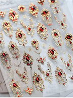 Collant 3D Rouge - Ongles Elaine Lemay