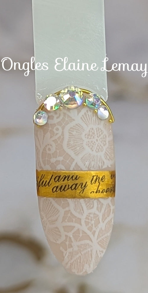 Collant doré 928 - Ongles Elaine Lemay