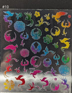 Collant dragon-Phoénix 10 - Ongles Elaine Lemay