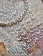 Collant manucure française dentelle blanc 3D - Ongles Elaine Lemay