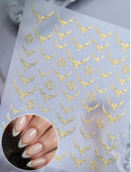 Collant manucure française or 3D - Ongles Elaine Lemay