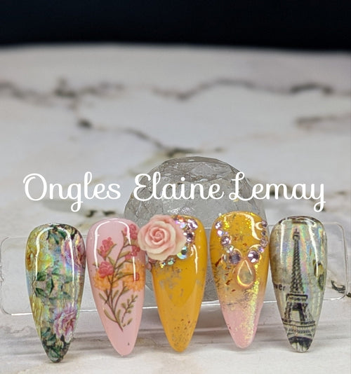 Daffy Day - Ongles Elaine Lemay